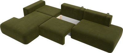 Диван угловой Лига Диванов Лига-036 Модерн Лонг левый / 121419L