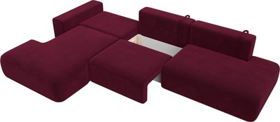 Диван угловой Лига Диванов Лига-036 Модерн Лонг левый / 121420L