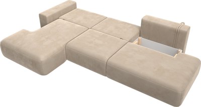 Диван угловой Лига Диванов Лига-036 Модерн Лонг левый / 121424L