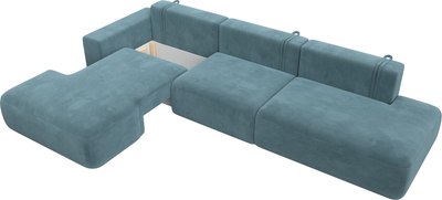 Диван угловой Лига Диванов Лига-036 Модерн Лонг левый / 121425L