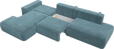 Диван угловой Лига Диванов Лига-036 Модерн Лонг левый / 121425L