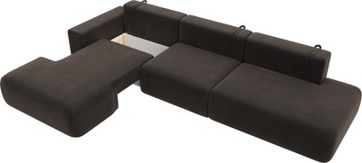 Диван угловой Лига Диванов Лига-036 Модерн Лонг левый / 121428L