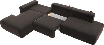 Диван угловой Лига Диванов Лига-036 Модерн Лонг левый / 121428L