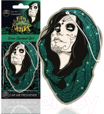 Ароматизатор автомобильный Aroma Car Cellulose Green Diamond Girl