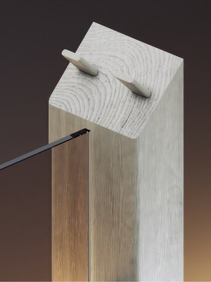 Стеклянная дверь для бани/сауны Doorwood Легенда 80x200 / DW03600