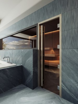 Стеклянная дверь для бани/сауны Doorwood Легенда 80x200 / DW03602