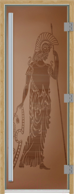 Стеклянная дверь для бани/сауны Doorwood Престиж Рим 70x190 / DW02668 - фото