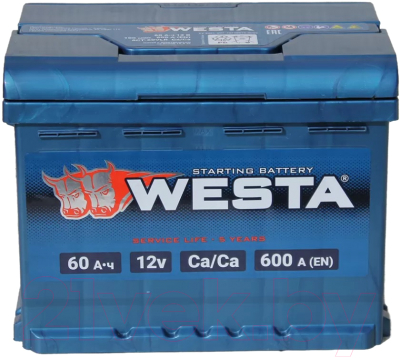 Автомобильный аккумулятор Westa 6СТ-60 VLR Euro П240094