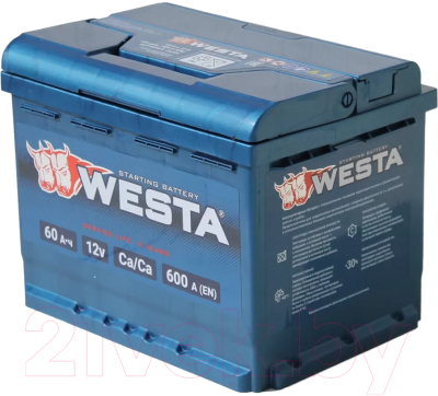 Автомобильный аккумулятор Westa 6СТ-60 VLR Euro П240094