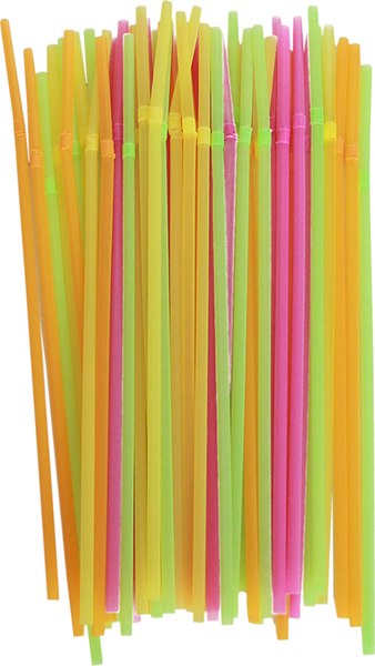 Набор одноразовых трубочек Паксервис Гофрированная 210мм / 287334 - фото