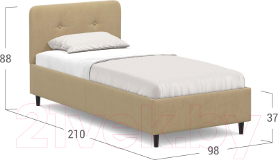 Односпальная кровать Moon Family 1253 / MF005116