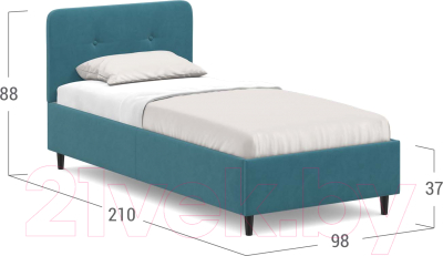 Односпальная кровать Moon Family 1253 / MF005187