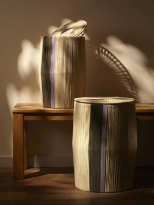 Корзина Tkano Ethnic Conga Grey / TK24-ST-BA0032