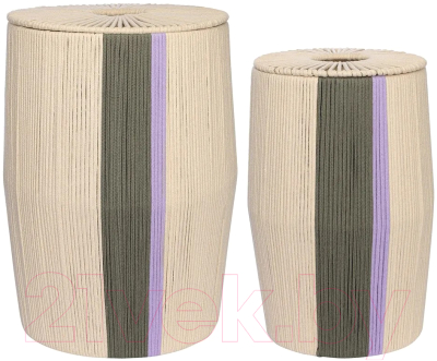 Корзина Tkano Ethnic Conga Grey / TK24-ST-BA0033