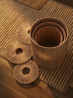 Корзина Tkano Ethnic Dholak Beige / TK24-ST-BA0040