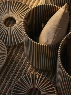 Корзина Tkano Ethnic Dholak Grey / TK24-ST-BA0038