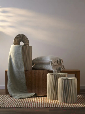 Корзина Tkano Ethnic Dholak Mint / TK24-ST-BA0034