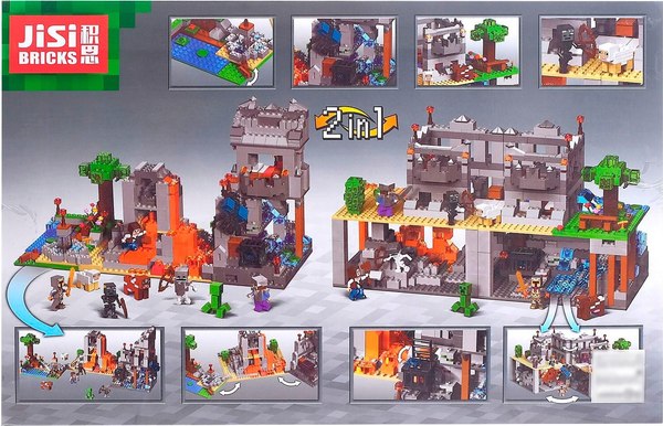 Конструктор Jisi Bricks Мой мир. Крепость 820 / 4409970