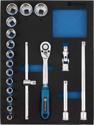 Набор головок слесарных Norgau ND1919-S1032 / 063792119 - фото