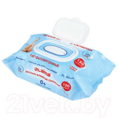 Влажные салфетки детские Laima Kids / 128079