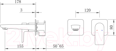 Смеситель Berges Ventas S / 076014