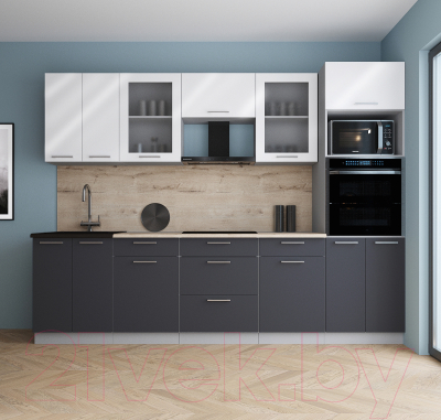 Кухонный гарнитур Интерлиния Мила Gloss 2.8
