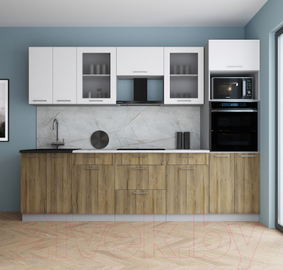 Кухонный гарнитур Интерлиния Мила Gloss 2.8