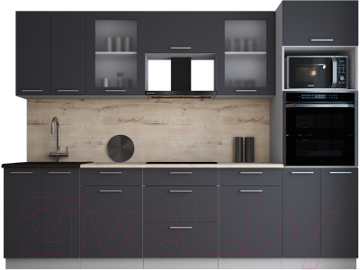 Кухонный гарнитур Интерлиния Мила Gloss 2.8 - фото