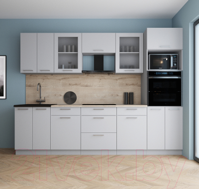 Кухонный гарнитур Интерлиния Мила Gloss 2.8
