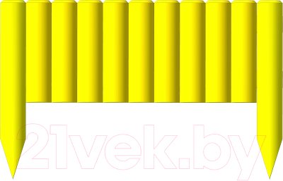 Бордюр садовый Массив-Древ Березка D50xH200(350)xL550 - фото