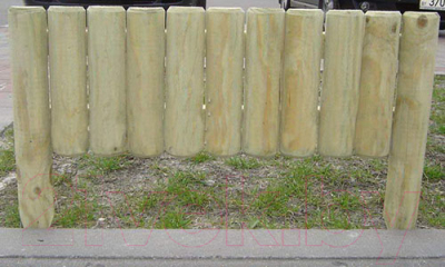 Бордюр садовый Массив-Древ Березка D50xH200(350)xL550