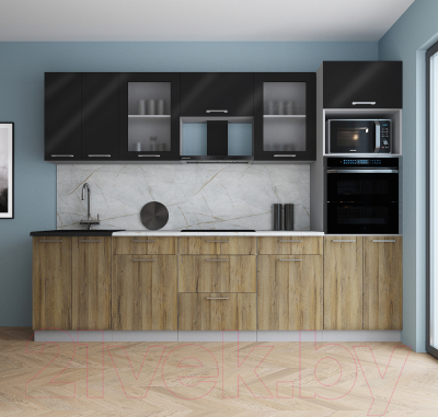 Кухонный гарнитур Интерлиния Мила Gloss 2.8