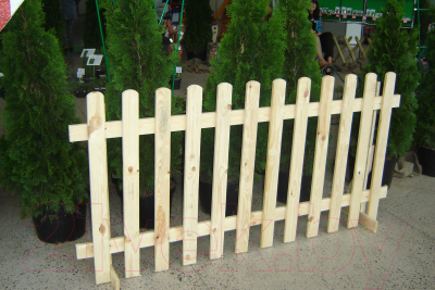 Изгородь декоративная Массив-Древ Прямой строганный 80x200