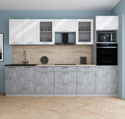 Кухонный гарнитур Интерлиния Мила Gloss 3.0