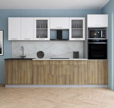 Кухонный гарнитур Интерлиния Мила Gloss 3.0