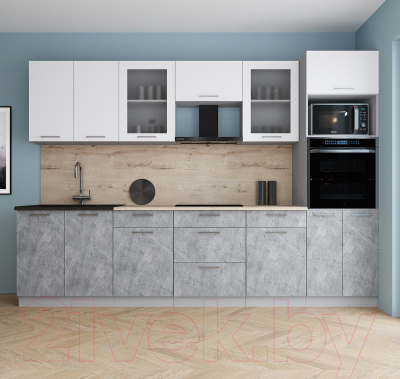 Кухонный гарнитур Интерлиния Мила Gloss 3.0