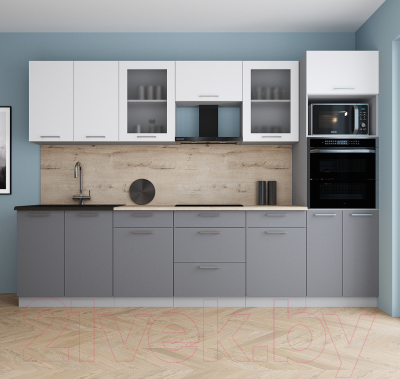 Кухонный гарнитур Интерлиния Мила Gloss 3.0