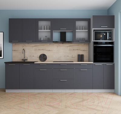 Кухонный гарнитур Интерлиния Мила Gloss 3.0