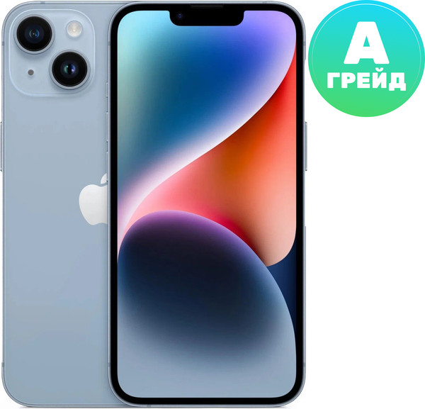 Смартфон восстановленный Apple iPhone 14 128GB Flip Грейд A - фото