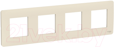 Рамка для выключателей и розеток Schneider Electric Unica NU200844 - фото