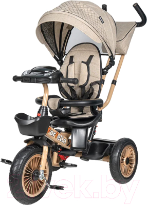 Трехколесный велосипед с ручкой Farfello PL-03 - фото