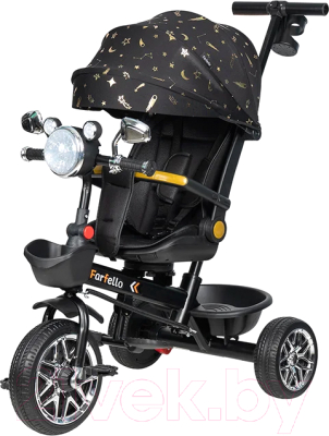 Трехколесный велосипед с ручкой Farfello PL-06 - фото