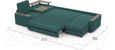 Диван П-образный Moon Family 018 / MF007642