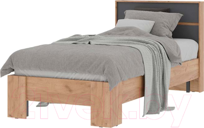 Односпальная кровать Стендмебель Хелен КР 01 90x200 - фото