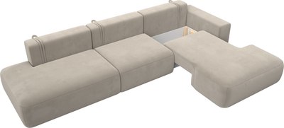 Диван угловой Лига Диванов Лига-036 Модерн Лонг правый / 121415