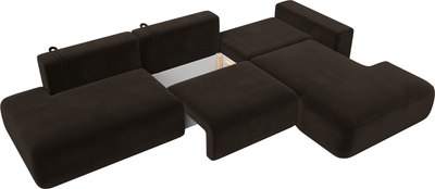 Диван угловой Лига Диванов Лига-036 Модерн Лонг правый / 121417