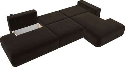 Диван угловой Лига Диванов Лига-036 Модерн Лонг правый / 121417