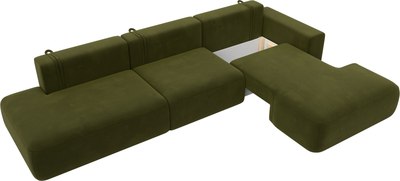 Диван угловой Лига Диванов Лига-036 Модерн Лонг правый / 121419