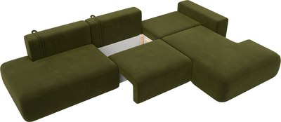 Диван угловой Лига Диванов Лига-036 Модерн Лонг правый / 121419