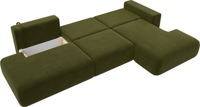 Диван угловой Лига Диванов Лига-036 Модерн Лонг правый / 121419